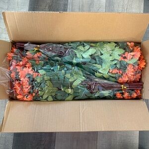 NEW Artificial Flowers - Orange (Box 3)
